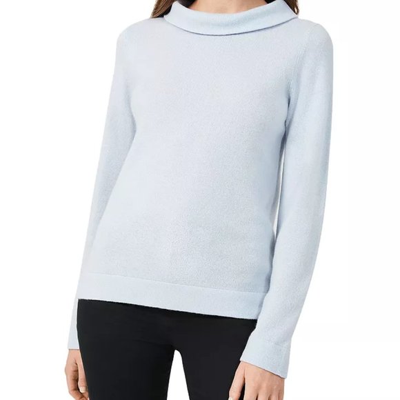 Audrey Wool Cashmere Sweater Hobbs Audrey Sweater Blue Hobbs